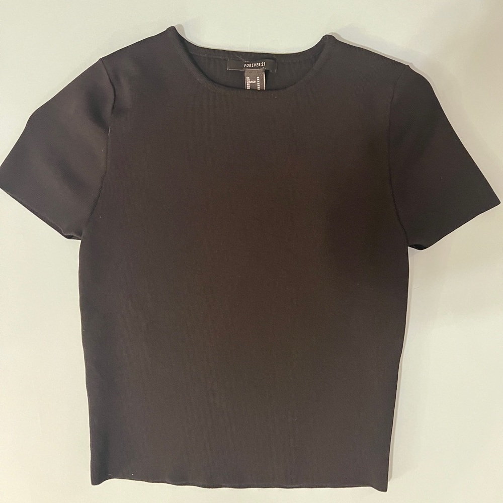 ~NWOT~Black Forever 21 Tight Shirt
